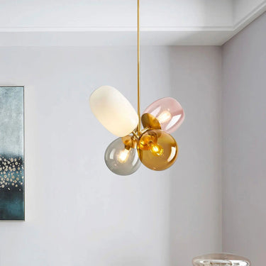 4 Colorful LED Balloon Chandelier
